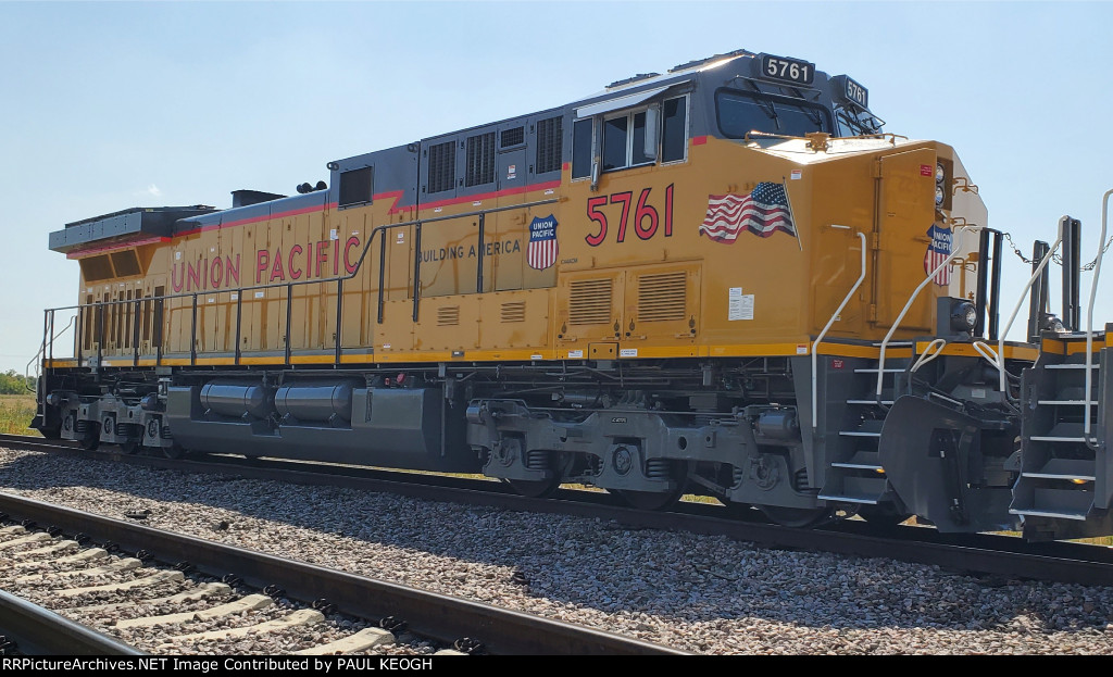Brand New C44ACM as The #4 Motor in A Consist of 4 C44ACM's Waiting to Be Picked Up by the BNSF Railway.